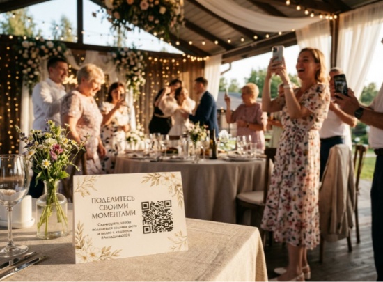 QR, reels и телефонографы: новые форматы свадебных фото